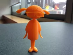 Carla from LEO the Maker Prince MINIATURE Free 3D print model