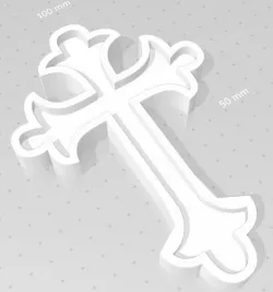 Christian Cross  3D print model