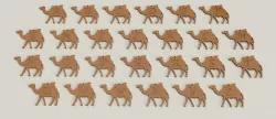 CHRISTMAS CAMEL 3D letters stl file 3D print model