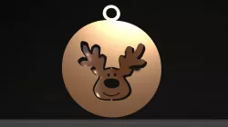 Christmas toy deer 3D print model
