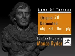 Ciaran Hinds - Mance Rayder - Game Of Thrones 3D print model