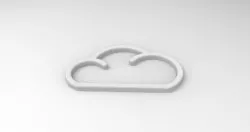 Cloud 3D print model