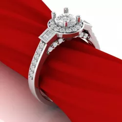 Cluster Halo Ring 3D print model