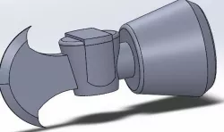 Comic Book Stormbreaker Hammer Head 3D print model