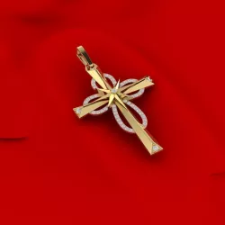 Cross with star 3D print model