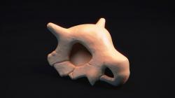 Cubone Skull - 3d printable model 3D print model