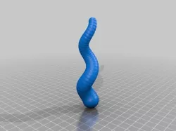 Customizer Test of Twisted Spiral Horn Generator Free 3D print model