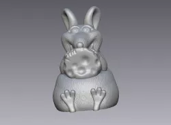 cute decorative mouse  3D print model