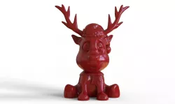 Cute Reindeer  3D print model