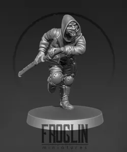 Cyber samurai 3D print model