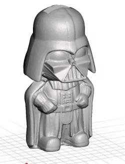 Darth Vader mini zipper pull 3D print model
