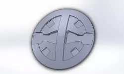 deadpool Belt buckle 3D print model