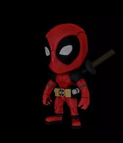 deadpool chibi for printing 3D print model