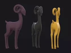 deer 3d model 3D print model