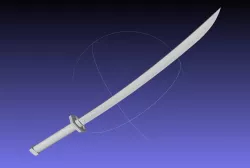 Demon Slayer Giyu Katana Printable Model 3D print model