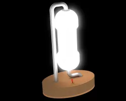 Desktop Lamp 3D print model