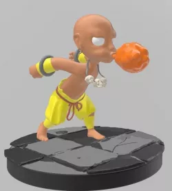 Dhalsim chibi 3D print model