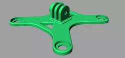 DJI PHANTOM 3 - GOPPRO COMPACT MOUNT 3D print model