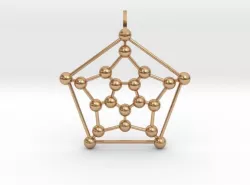 Dode Math Graph Pendant 3D print model