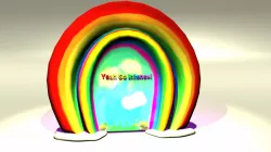 Double Rainbow Free low-poly  3D print model