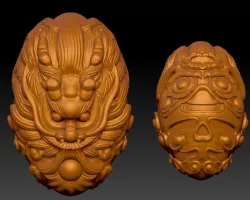 dragon egg 3D print model