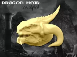 Dragon Head Sculpt 45mb Free 3D print model