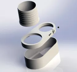 Dust Shoe for CNC Router table Free 3D print model