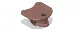  Edge Mount Oarlock Sockets for 3-4 inch 3d print cnc  3D print model