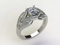 Engagement Ring Design 3D print model