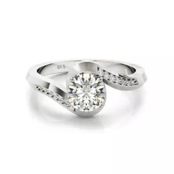 Engagement ring files cad engagement ring design 3D print model
