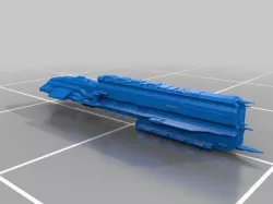Eve Online - Caldari Battleships Rokh and Raven Free 3D print model