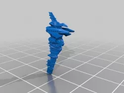 Eve Online - Gallente Battlecruiser Set Free 3D print model