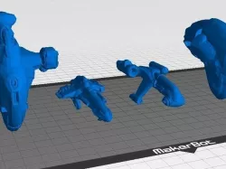 Eve Online - Gallente Cruiser Collection Free 3D print model