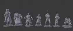 Fantasy Character Models 3D print model
