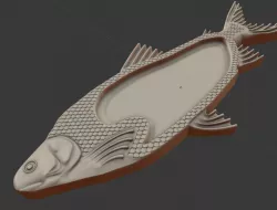  Fish plate 3D print model