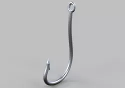 Fishing Hook 3D print model