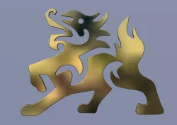 flat kylin 3D print model