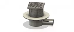 Flood floor shower bath Drain kit odor protection trap 3d-print 3D print model