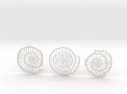 Foraminifera Coasters 3D print model
