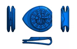 Free Ukraine by Guy Tevel Free 3D print model