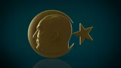 Gazi Mustafa Kemal Ataturk 3d stl model 3D print model