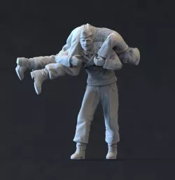 German soldier 3D print model
