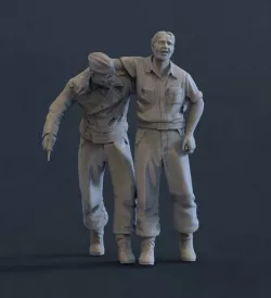 German soldier 3D print model