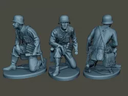 German soldier ww2 grenade G2 3D print model