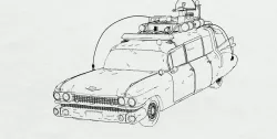 Ghostbusters Ecto 1  3D print model