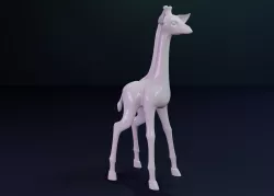 Giraffe Figurine 3D print model