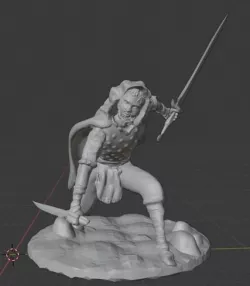 Gnome Rouge Rick 3D print model
