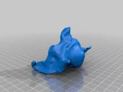 Goblin Head Free 3D print model