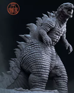 Godzilla for 3dprint 3D print model