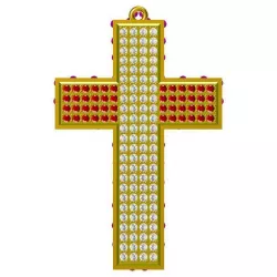 Gold criss-cross pendant 3d jewelry cad 3D print model